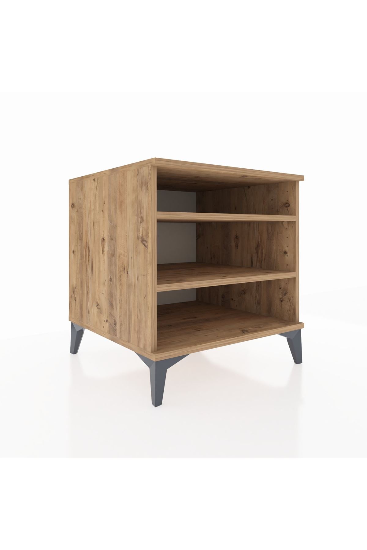 Kronos Komodin 2 Raflı 60x59x64 Çam-Çam