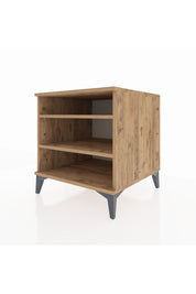 Kronos Komodin 2 Raflı 60x59x64 Çam-Çam