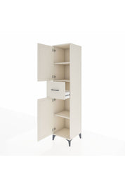 Hyperion Dolap 3 Raflı Tek Çekmeceli 2 Kapaklı 44x44x195 Aytaşı-Aytaşı