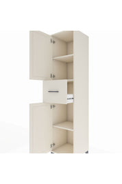 Hyperion Dolap 3 Raflı Tek Çekmeceli 2 Kapaklı 44x44x195 Aytaşı-Aytaşı