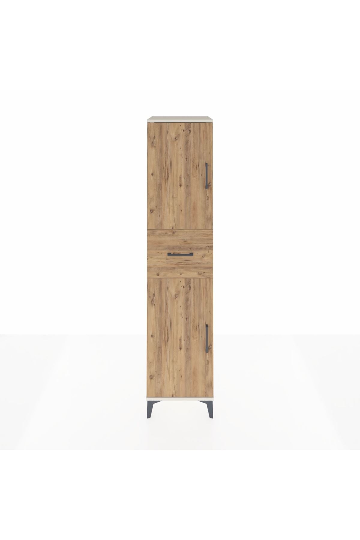 Hyperion Dolap 3 Raflı Tek Çekmeceli 2 Kapaklı 44x44x195 Aytaşı-Çam