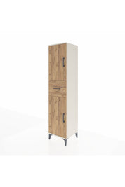 Hyperion Dolap 3 Raflı Tek Çekmeceli 2 Kapaklı 44x44x195 Aytaşı-Çam