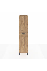 Hyperion Dolap 3 Raflı Tek Çekmeceli 2 Kapaklı 44x44x195