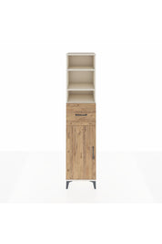 Hyperion Dolap 4 Raflı Tek Çekmeceli Tek Kapaklı 44x44x195 Aytaşı-Çam