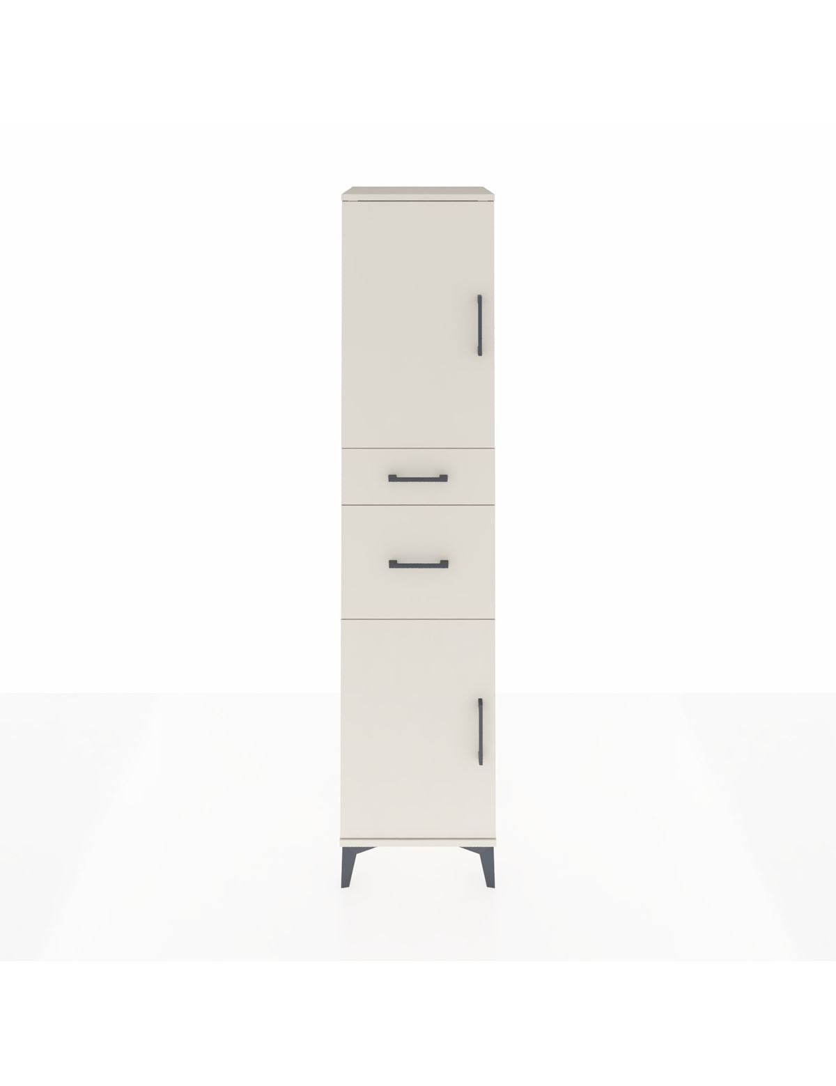 Hyperion Dolap 4 Raflı 2 Çekmeceli Tek Kapaklı 44x44x195 Aytaşı-Aytaşı