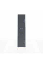 Hyperion Dolap 4 Raflı 2 Çekmeceli Tek Kapaklı 44x44x195 Aytaşı-Antrasit