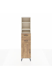 Hyperion Dolap 4 Raflı 2 Çekmeceli Tek Kapaklı 44x44x195 Aytaşı-Çam