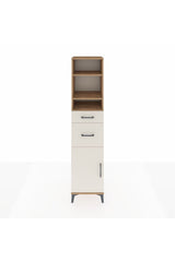 Hyperion Dolap 4 Raflı 2 Çekmeceli Tek Kapaklı 44x44x195