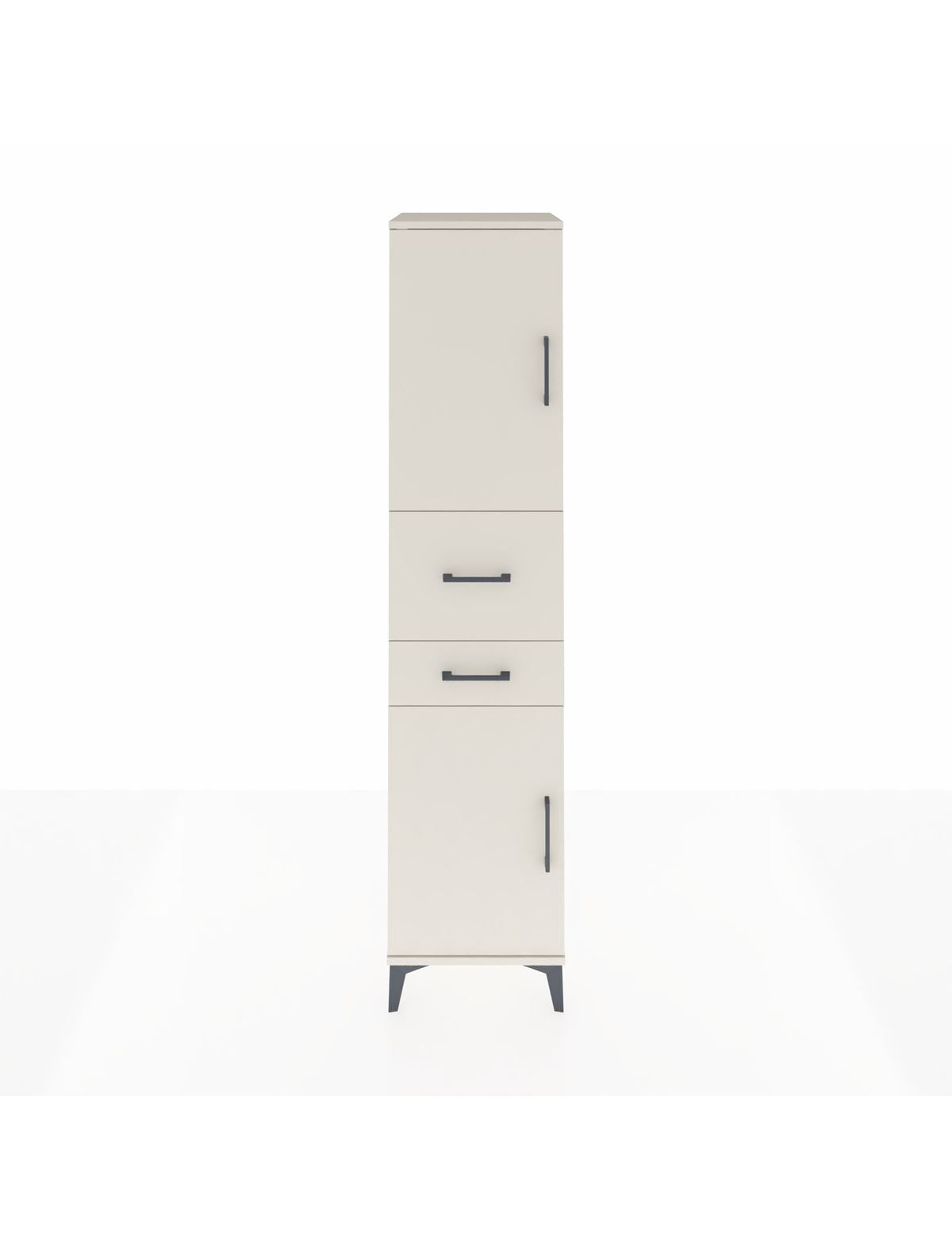 Hyperion Dolap 4 Raflı 2 Çekmeceli 2 Kapaklı 44x44x195 Aytaşı-Aytaşı