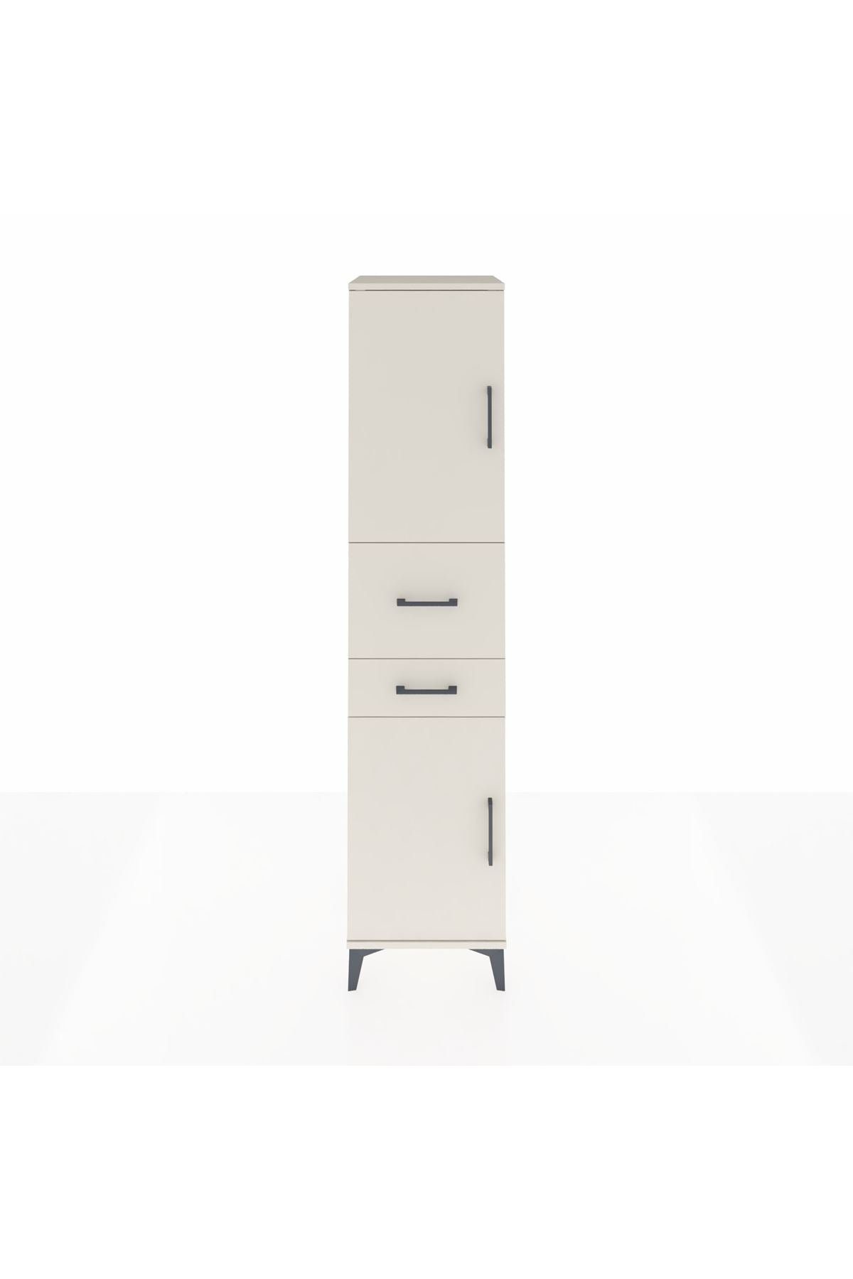 Hyperion Dolap 4 Raflı 2 Çekmeceli 2 Kapaklı 44x44x195 Aytaşı-Aytaşı
