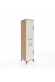 Hyperion Dolap 4 Raflı 2 Çekmeceli 2 Kapaklı 44x44x195 Çam-Aytaşı