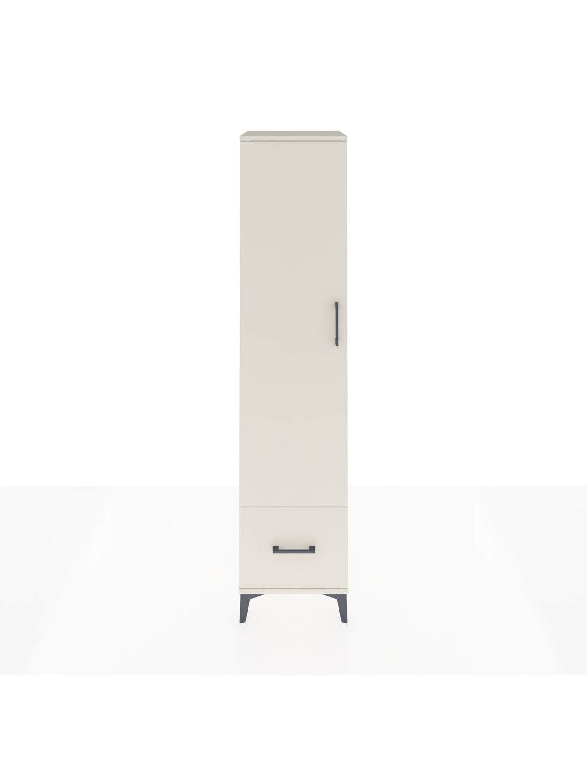 Hyperion Dolap 3 Raflı Tek Çekmeceli Tek Askılı 44x44x195 Aytaşı-Aytaşı