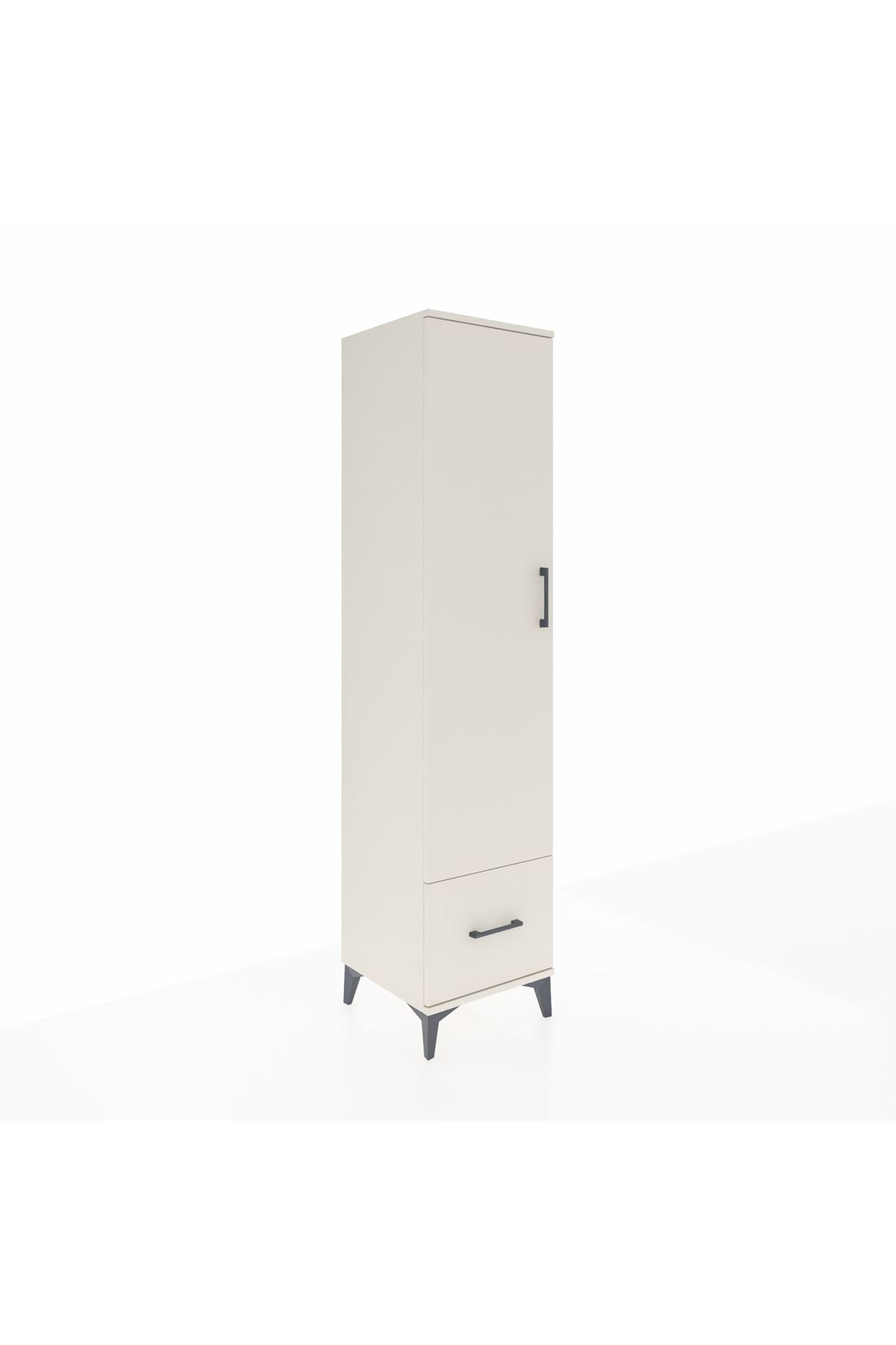 Hyperion Dolap 5 Raflı Tek Çekmeceli Tek Kapaklı 44x44x195 Aytaşı-Aytaşı