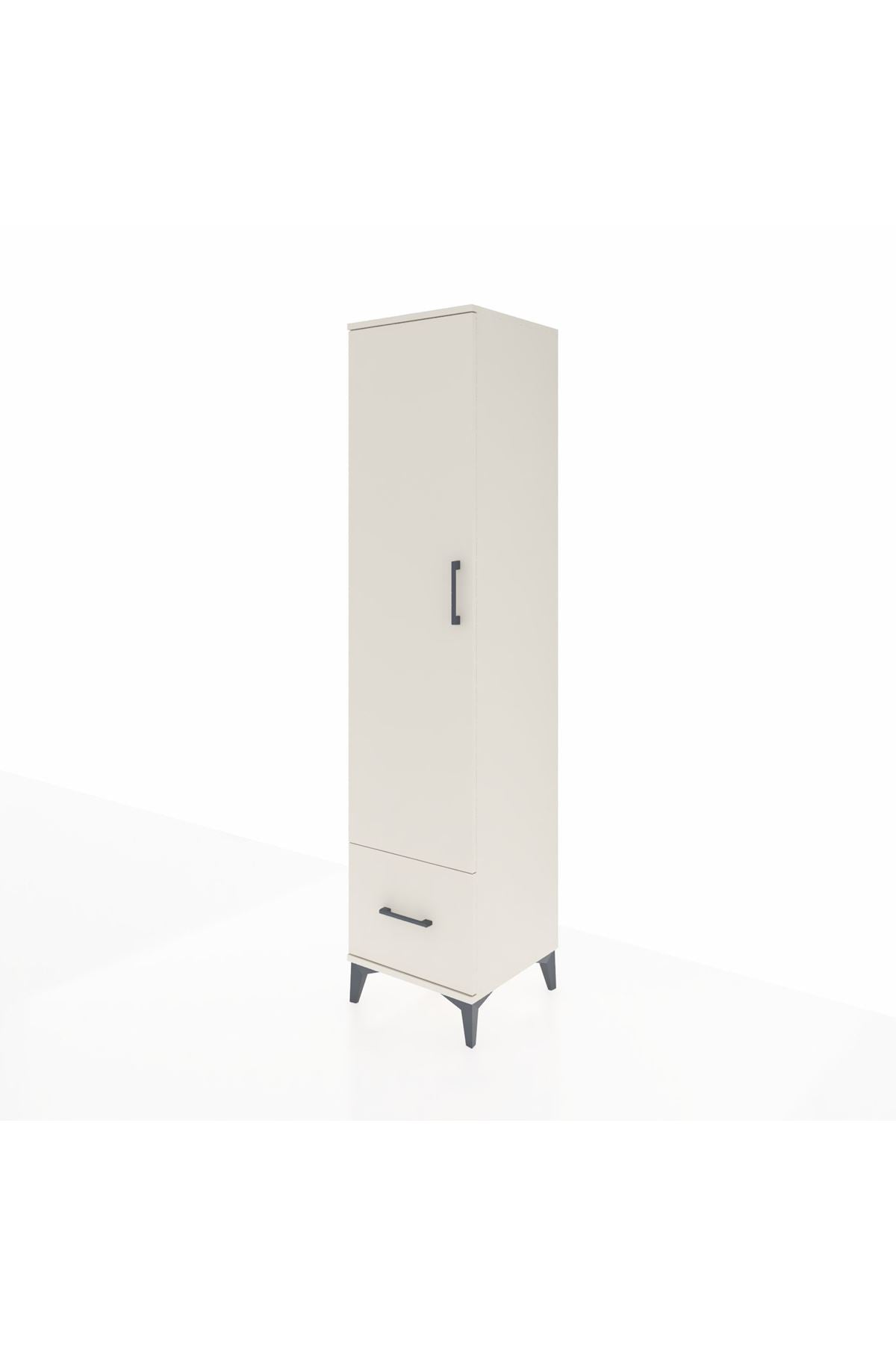 Hyperion Dolap 5 Raflı Tek Çekmeceli Tek Kapaklı 44x44x195 Aytaşı-Aytaşı