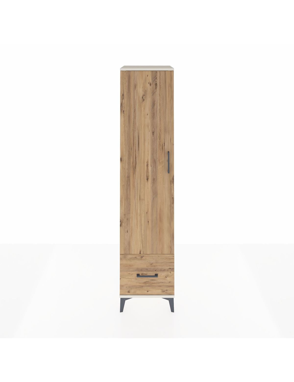 Hyperion Dolap 5 Raflı Tek Çekmeceli Tek Kapaklı 44x44x195 Aytaşı-Çam