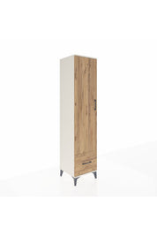 Hyperion Dolap 5 Raflı Tek Çekmeceli Tek Kapaklı 44x44x195 Aytaşı-Çam