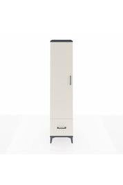 Hyperion Dolap 5 Raflı Tek Çekmeceli Tek Kapaklı 44x44x195 Antrasit-Aytaşı