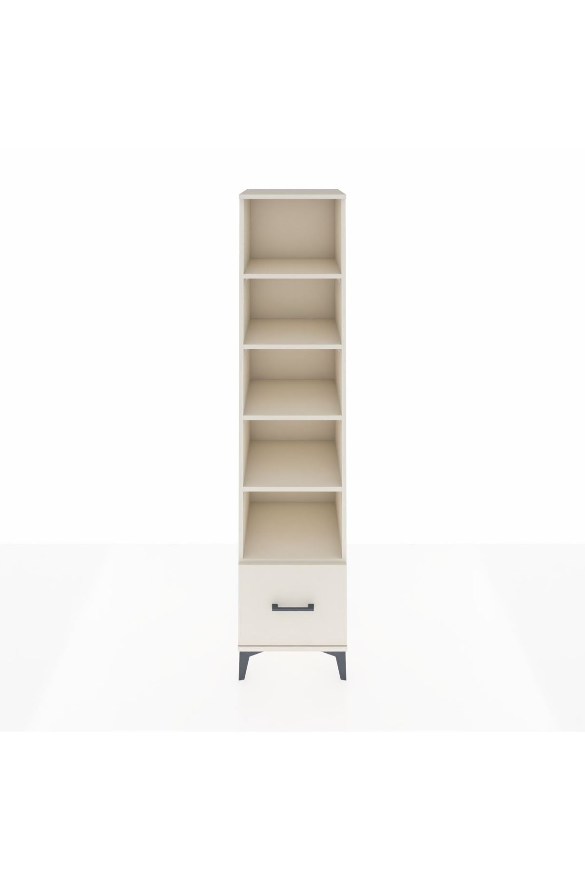 Hyperion Dolap 5 Raflı Tek Çekmeceli 44x44x195 Aytaşı-Aytaşı