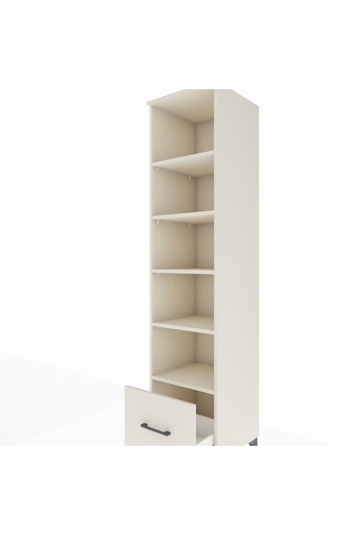 Hyperion Dolap 5 Raflı Tek Çekmeceli 44x44x195 Aytaşı-Aytaşı