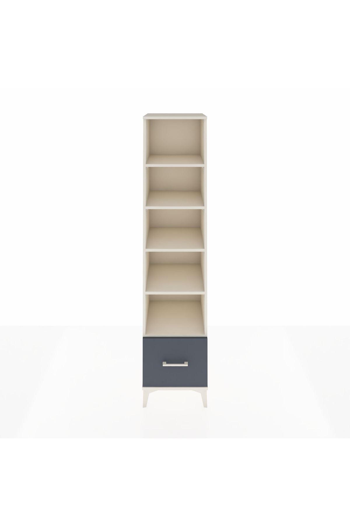 Hyperion Dolap 5 Raflı Tek Çekmeceli 44x44x195 Aytaşı-Antrasit