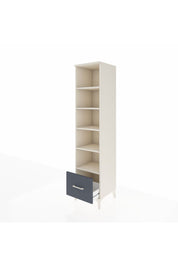 Hyperion Dolap 5 Raflı Tek Çekmeceli 44x44x195 Aytaşı-Antrasit