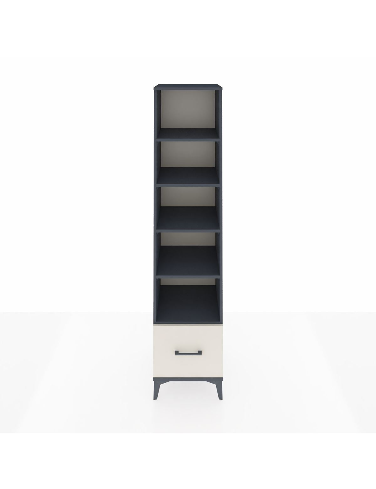 Hyperion Dolap 5 Raflı Tek Çekmeceli 44x44x195 Antrasit-Aytaşı