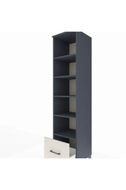 Hyperion Dolap 5 Raflı Tek Çekmeceli 44x44x195 Antrasit-Aytaşı
