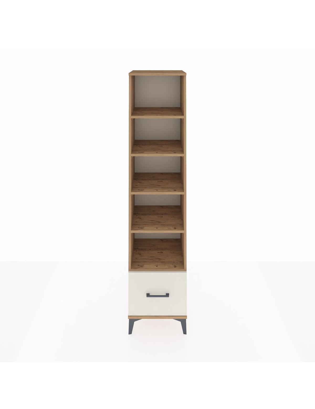 Hyperion Dolap 5 Raflı Tek Çekmeceli 44x44x195 Çam-Aytaşı