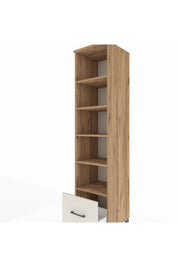 Hyperion Dolap 5 Raflı Tek Çekmeceli 44x44x195 Çam-Aytaşı