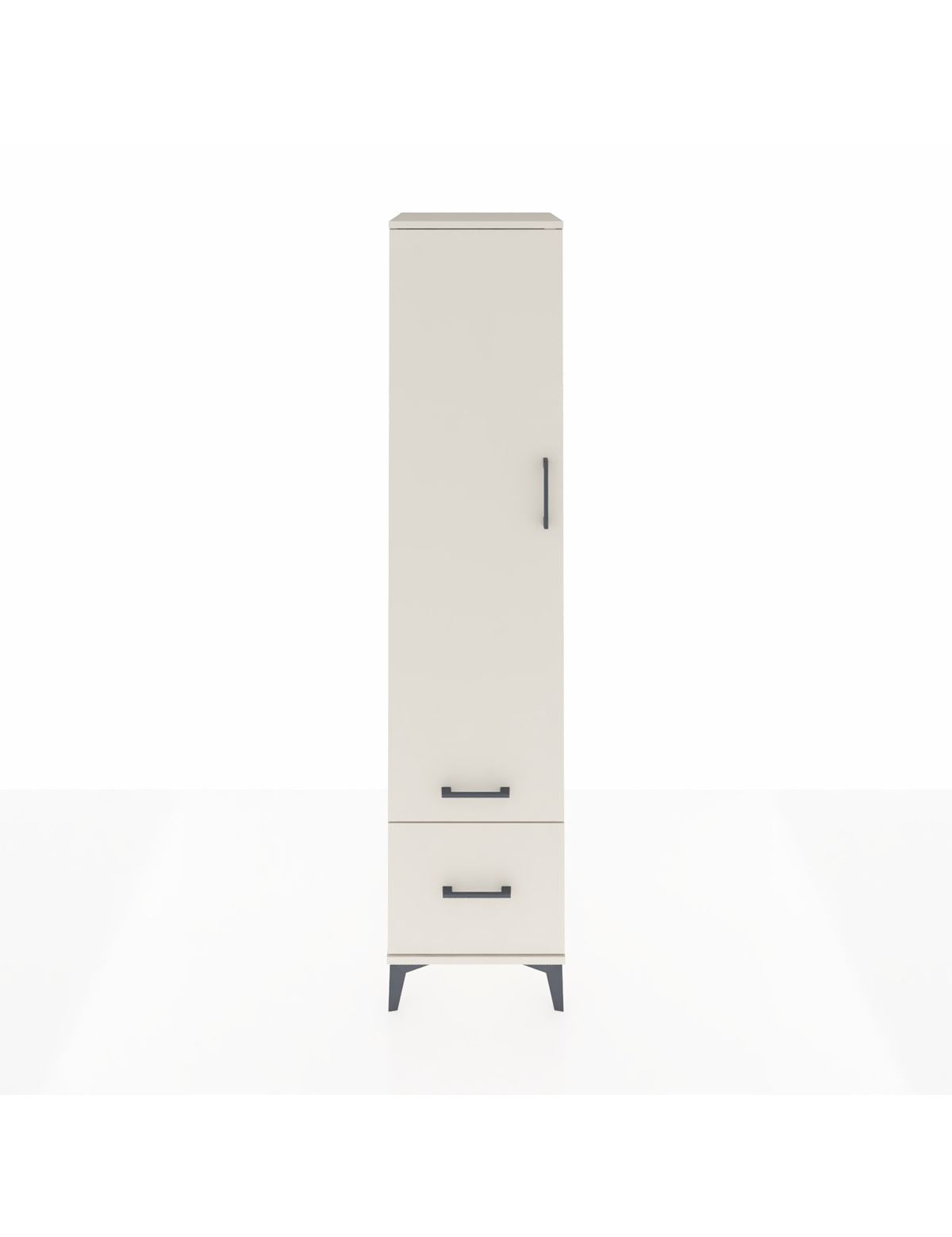 Hyperion Dolap 2 Raflı 2 Çekmeceli Tek Askılı 44x44x195 Aytaşı-Aytaşı