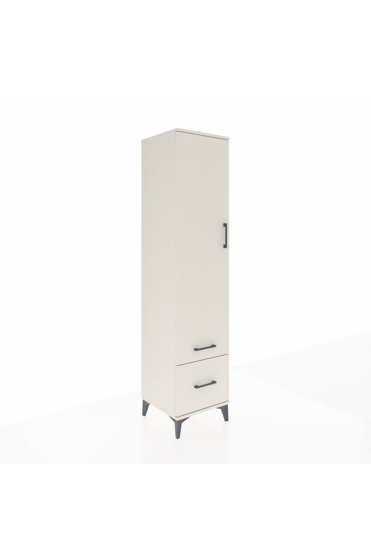 Hyperion Dolap 2 Raflı 2 Çekmeceli Tek Askılı 44x44x195 Aytaşı-Aytaşı