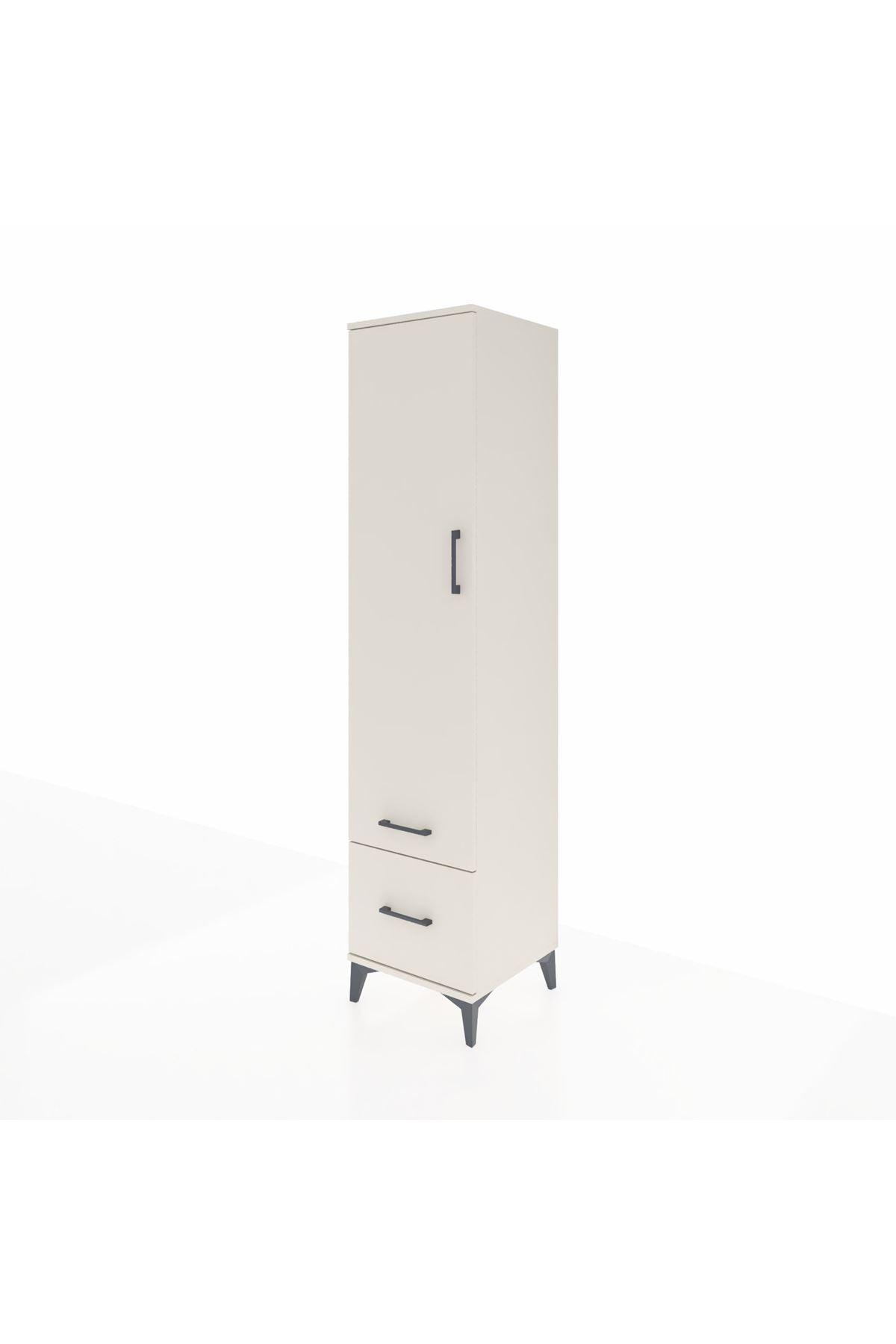 Hyperion Dolap 2 Raflı 2 Çekmeceli Tek Askılı 44x44x195 Aytaşı-Aytaşı