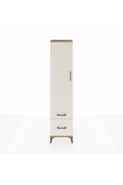 Hyperion Dolap 2 Raflı 2 Çekmeceli Tek Askılı 44x44x195 Çam-Aytaşı