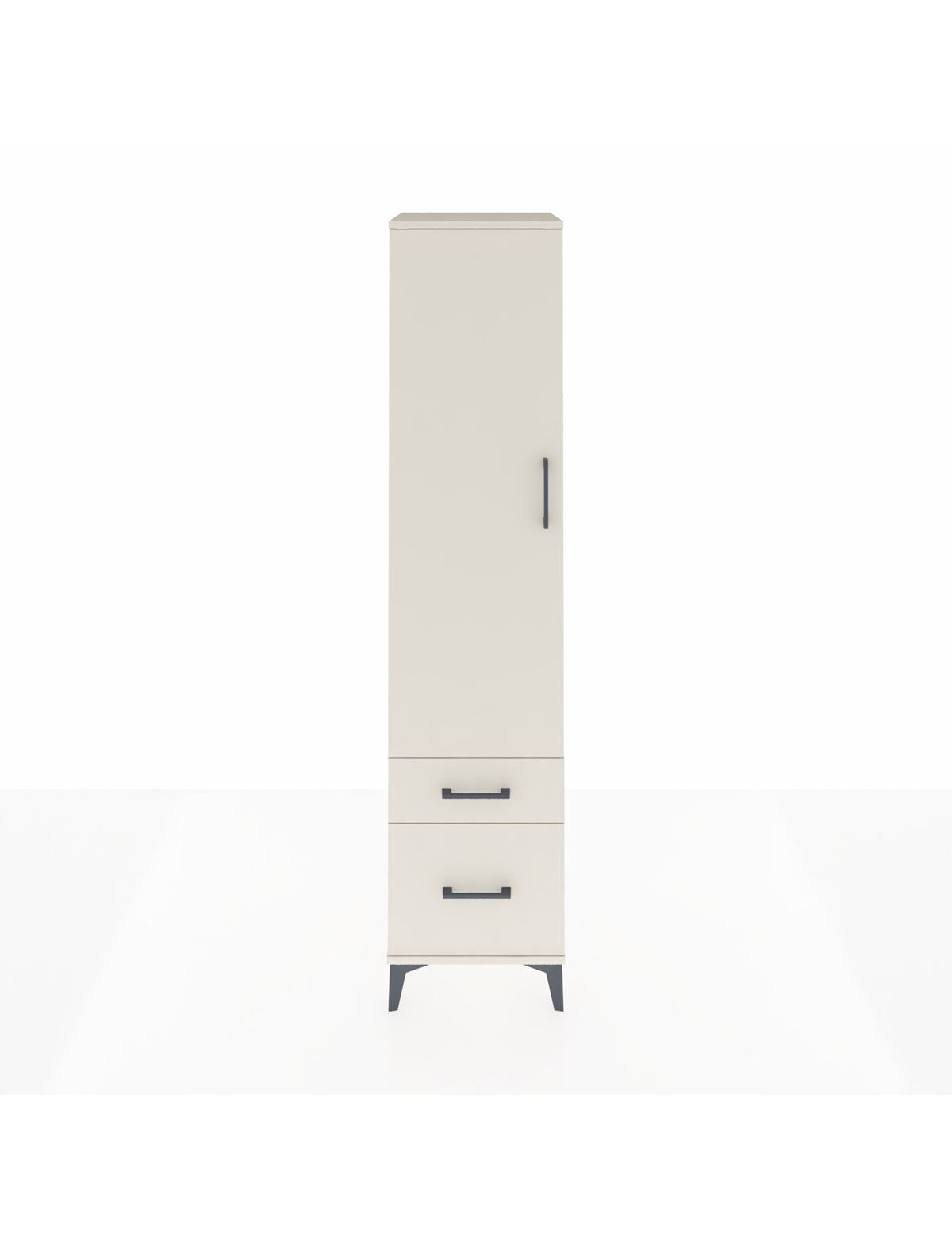 Hyperion Dolap 4 Raflı 2 Çekmeceli Tek Kapaklı 44x44x195 Aytaşı-Aytaşı