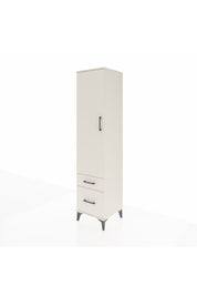 Hyperion Dolap 4 Raflı 2 Çekmeceli Tek Kapaklı 44x44x195 Aytaşı-Aytaşı