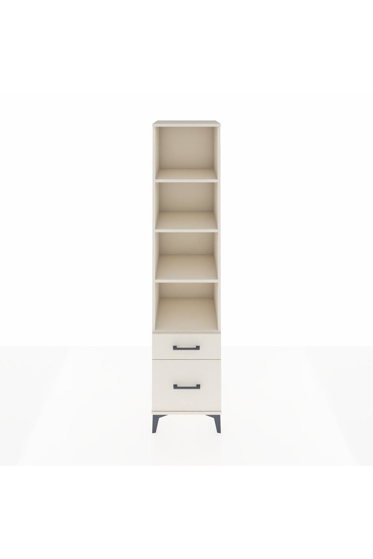 Hyperion Dolap 4 Raflı 2 Çekmeceli 44x44x195 Aytaşı-Aytaşı