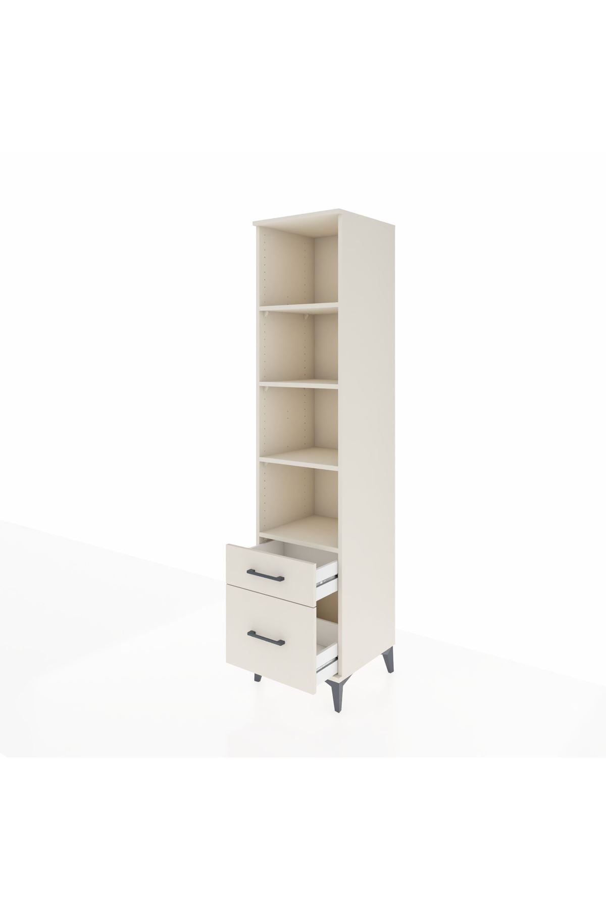 Hyperion Dolap 4 Raflı 2 Çekmeceli 44x44x195 Aytaşı-Aytaşı