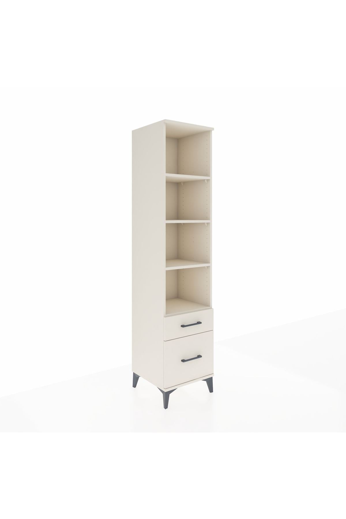 Hyperion Dolap 4 Raflı 2 Çekmeceli 44x44x195 Aytaşı-Aytaşı