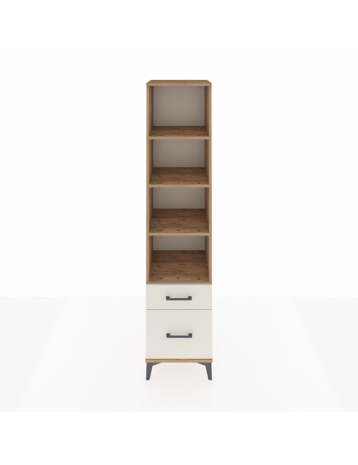 Hyperion Dolap 4 Raflı 2 Çekmeceli 44x44x195 Çam-Aytaşı