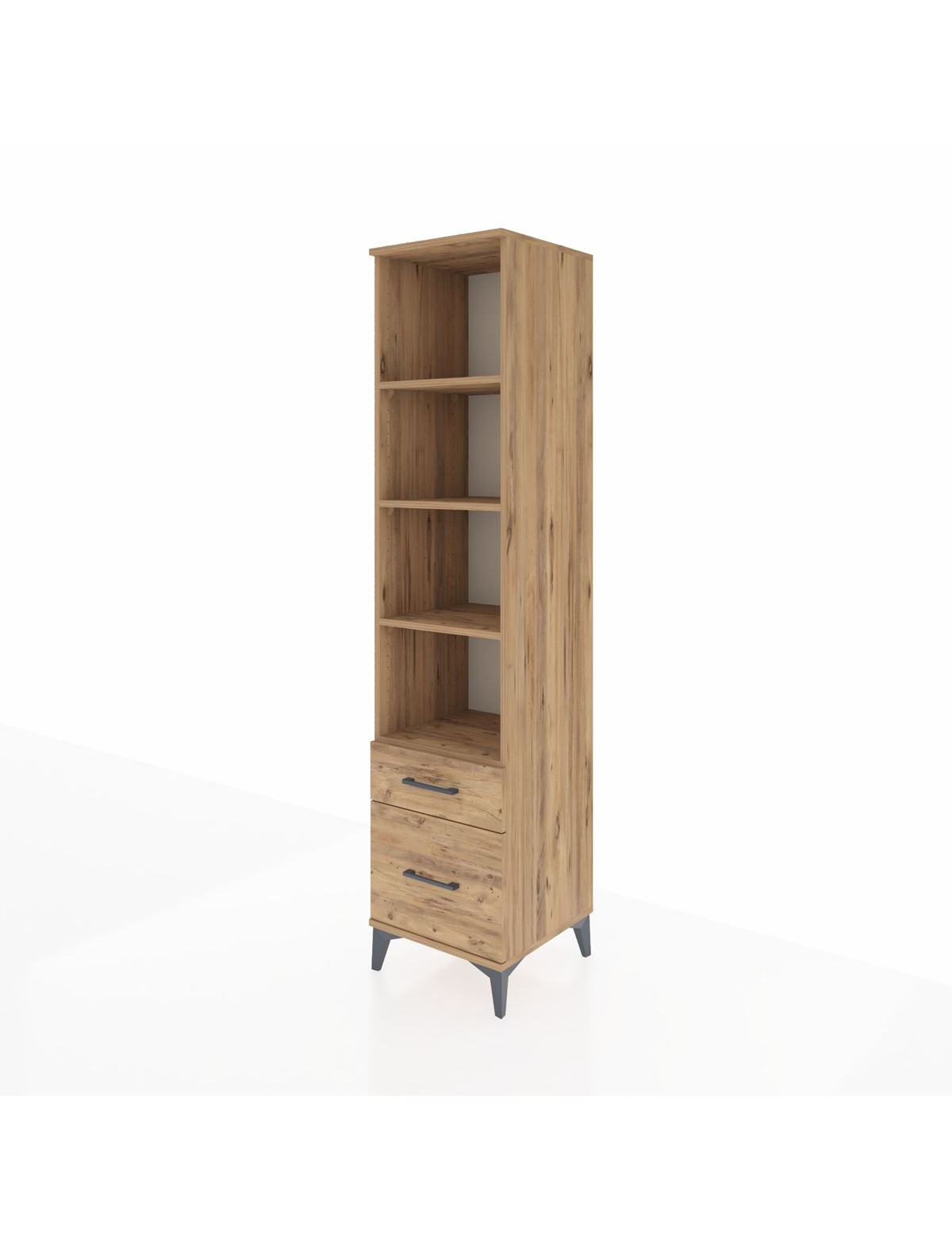 Hyperion Dolap 4 Raflı 2 Çekmeceli 44x44x195 - S58M015V9B