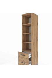 Hyperion Dolap 4 Raflı 2 Çekmeceli 44x44x195 Çam-Çam