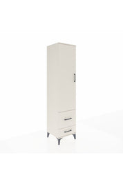 Hyperion Dolap 4 Raflı 2 Çekmeceli Tek Kapaklı 44x44x195 Aytaşı-Aytaşı