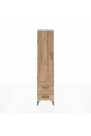 Hyperion Dolap 4 Raflı 2 Çekmeceli Tek Kapaklı 44x44x195 Aytaşı-Çam