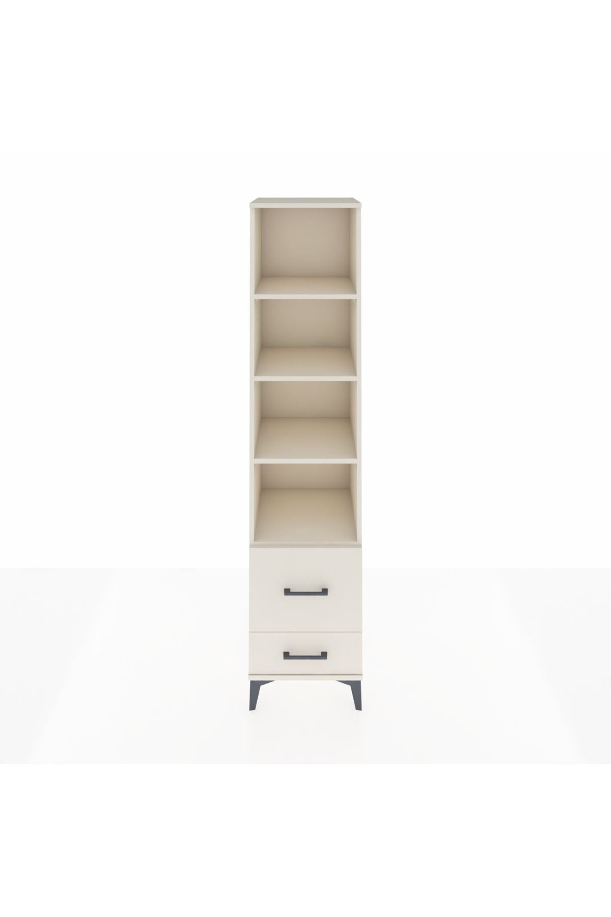 Hyperion Dolap 4 Raflı 2 Çekmeceli 44x44x195 Aytaşı-Aytaşı