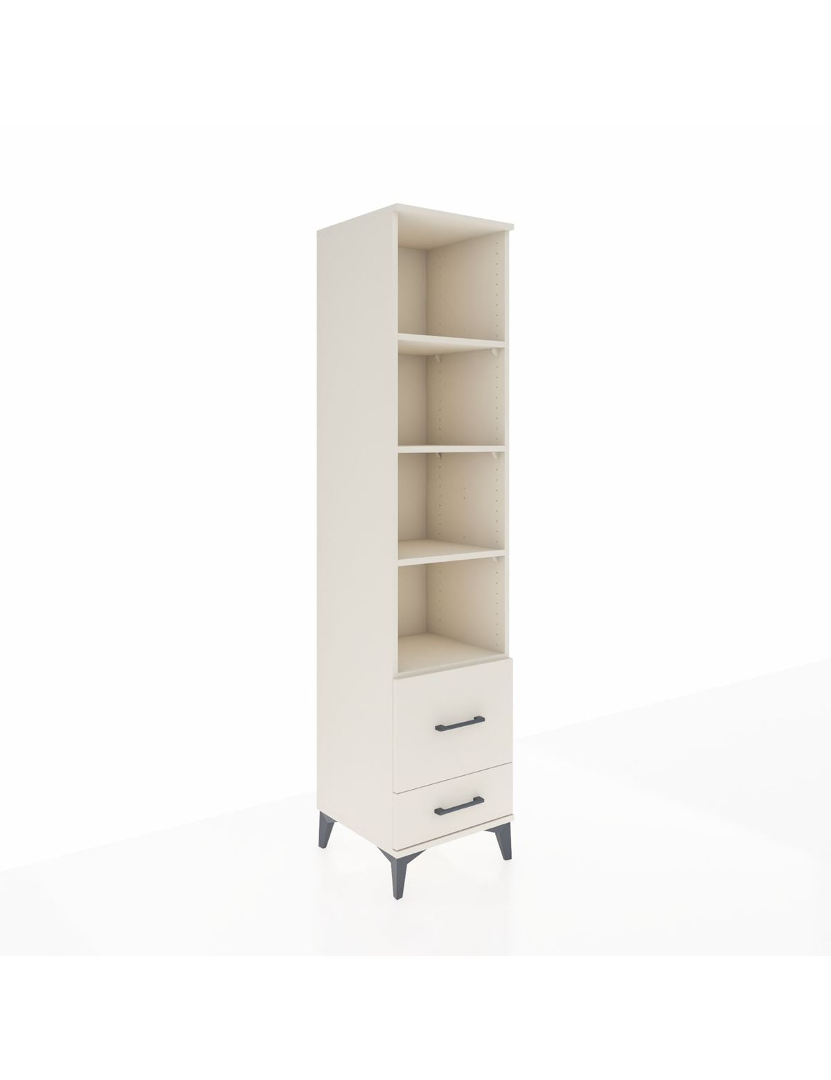 Hyperion Dolap 4 Raflı 2 Çekmeceli 44x44x195 Aytaşı-Aytaşı