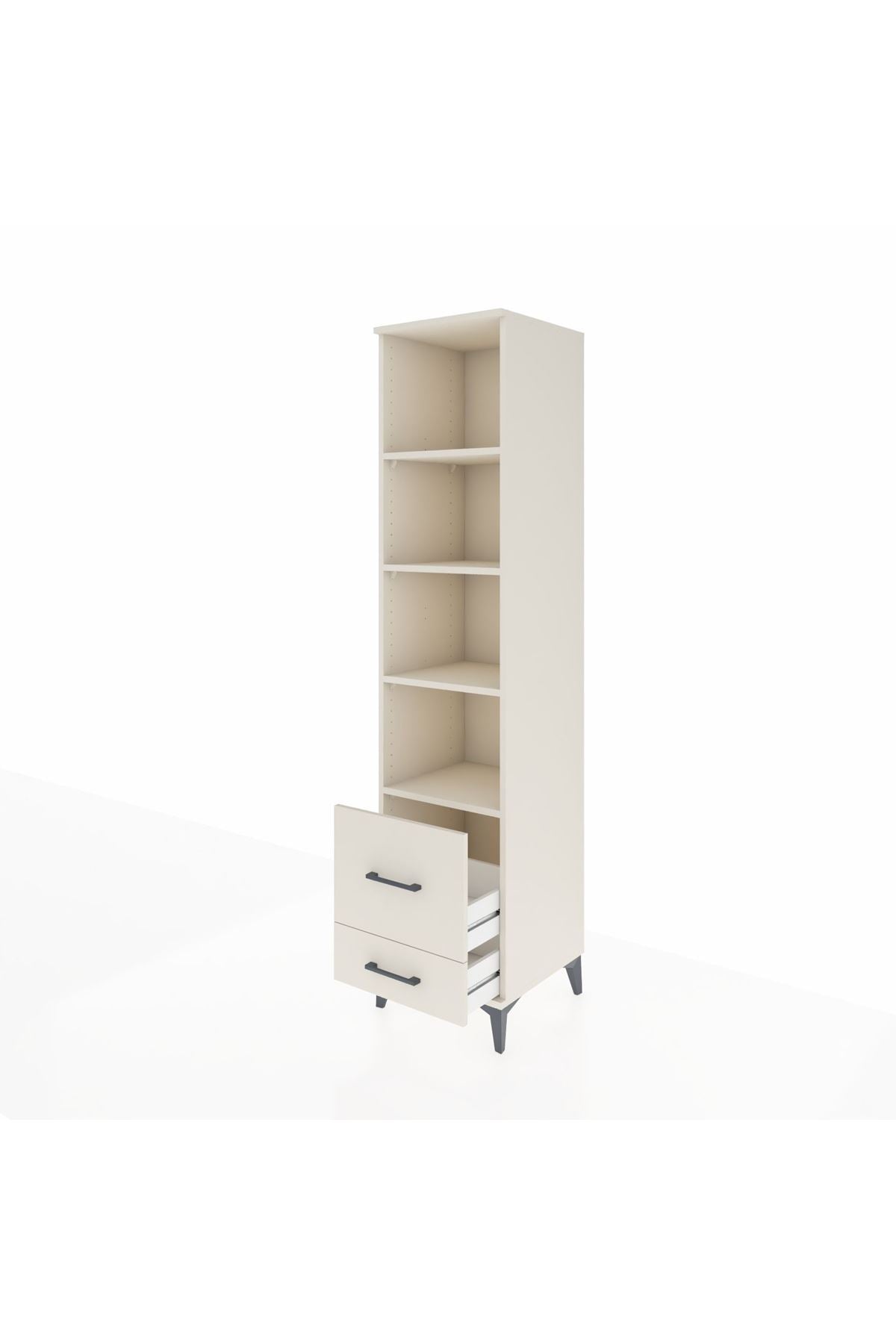 Hyperion Dolap 4 Raflı 2 Çekmeceli 44x44x195 Aytaşı-Aytaşı