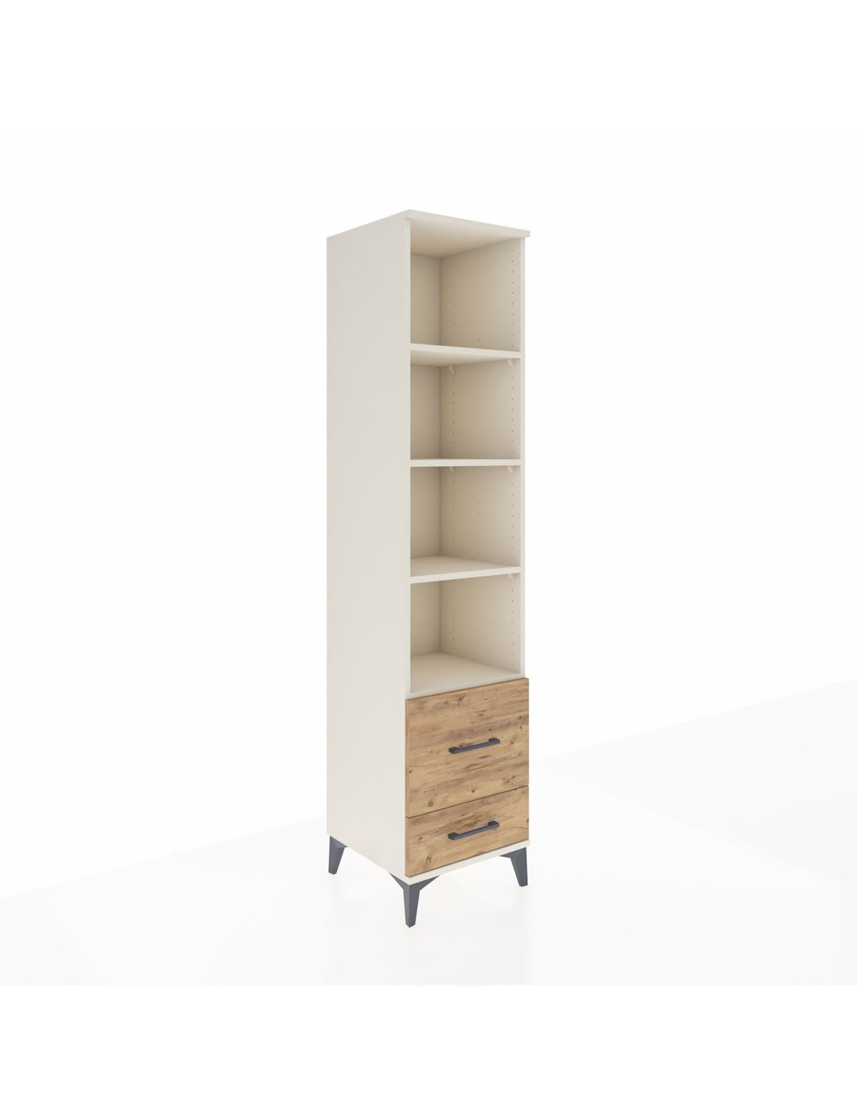 Hyperion Dolap 4 Raflı 2 Çekmeceli 44x44x195 Aytaşı-Çam