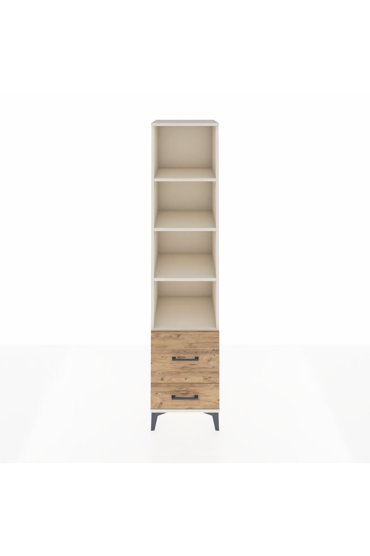 Hyperion Dolap 4 Raflı 2 Çekmeceli 44x44x195 Aytaşı-Çam