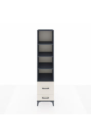 Hyperion Dolap 4 Raflı 2 Çekmeceli 44x44x195 Antrasit-Aytaşı