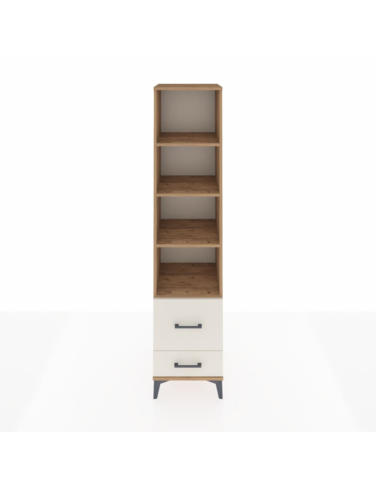 Hyperion Dolap 4 Raflı 2 Çekmeceli 44x44x195 Çam-Aytaşı